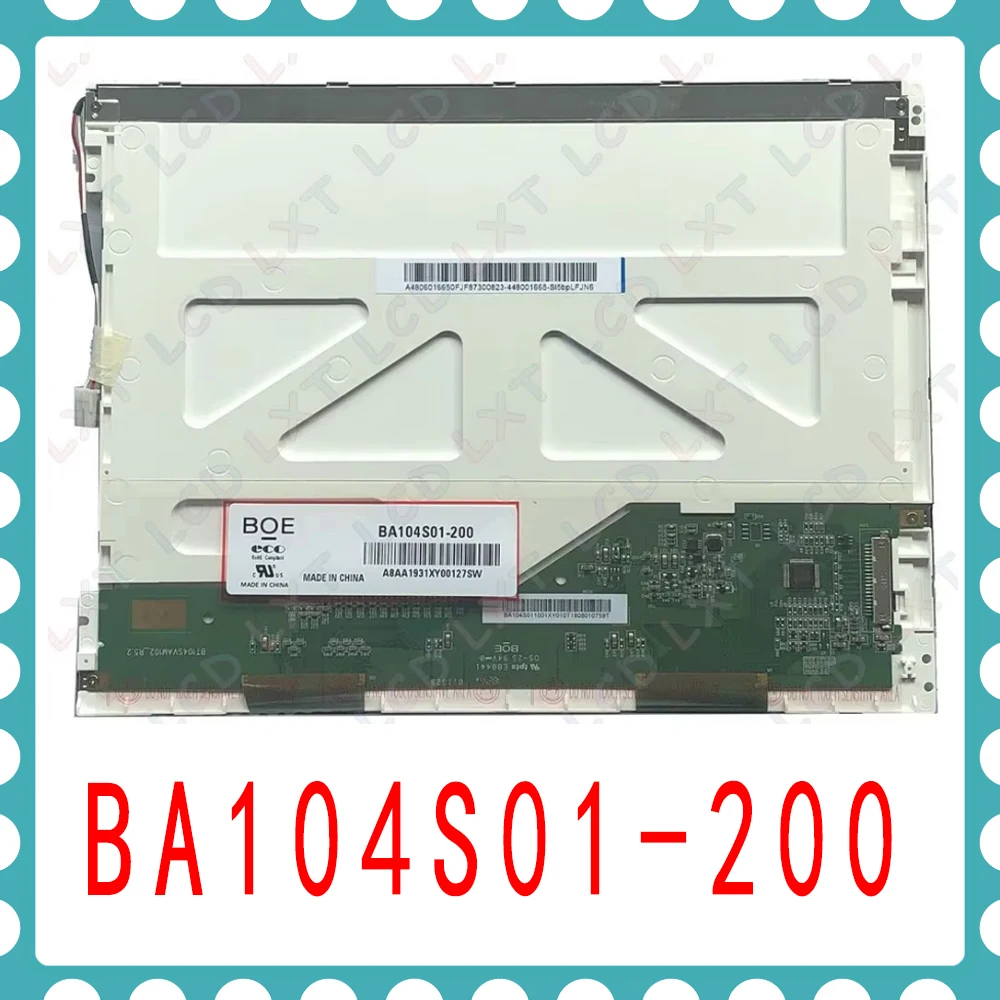 Original New LCD Screen BA104S01-200 BA104S01-100 LCD Panel 10.4 Inch Display Screen VGA Controller Board Display Panel