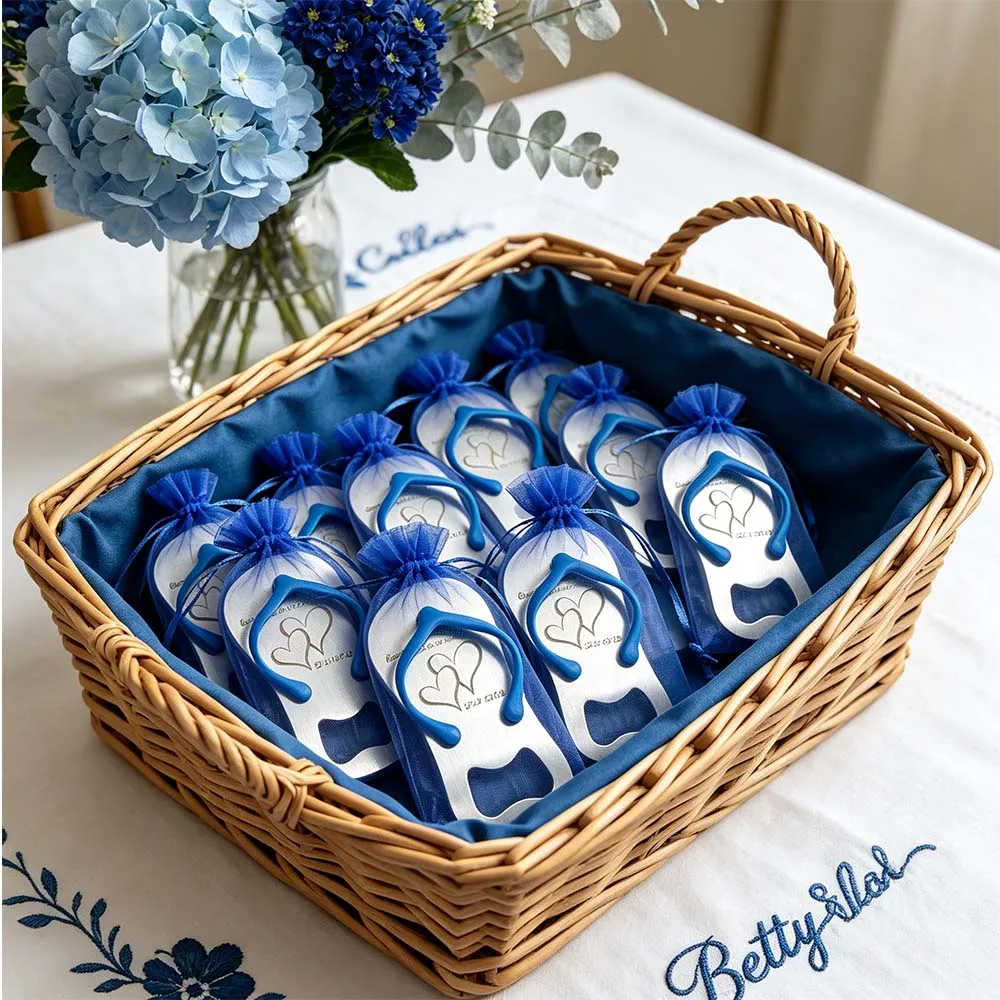10-30-pieces-ouvre-bouteilles-de-biere-en-forme-de-tongs-logo-grave-au-laser-pour-cadeaux-de-mariage-et-d'anniversaire-ouvre-bouteille-en-forme-de-pantoufle-avec-sac-en-organza