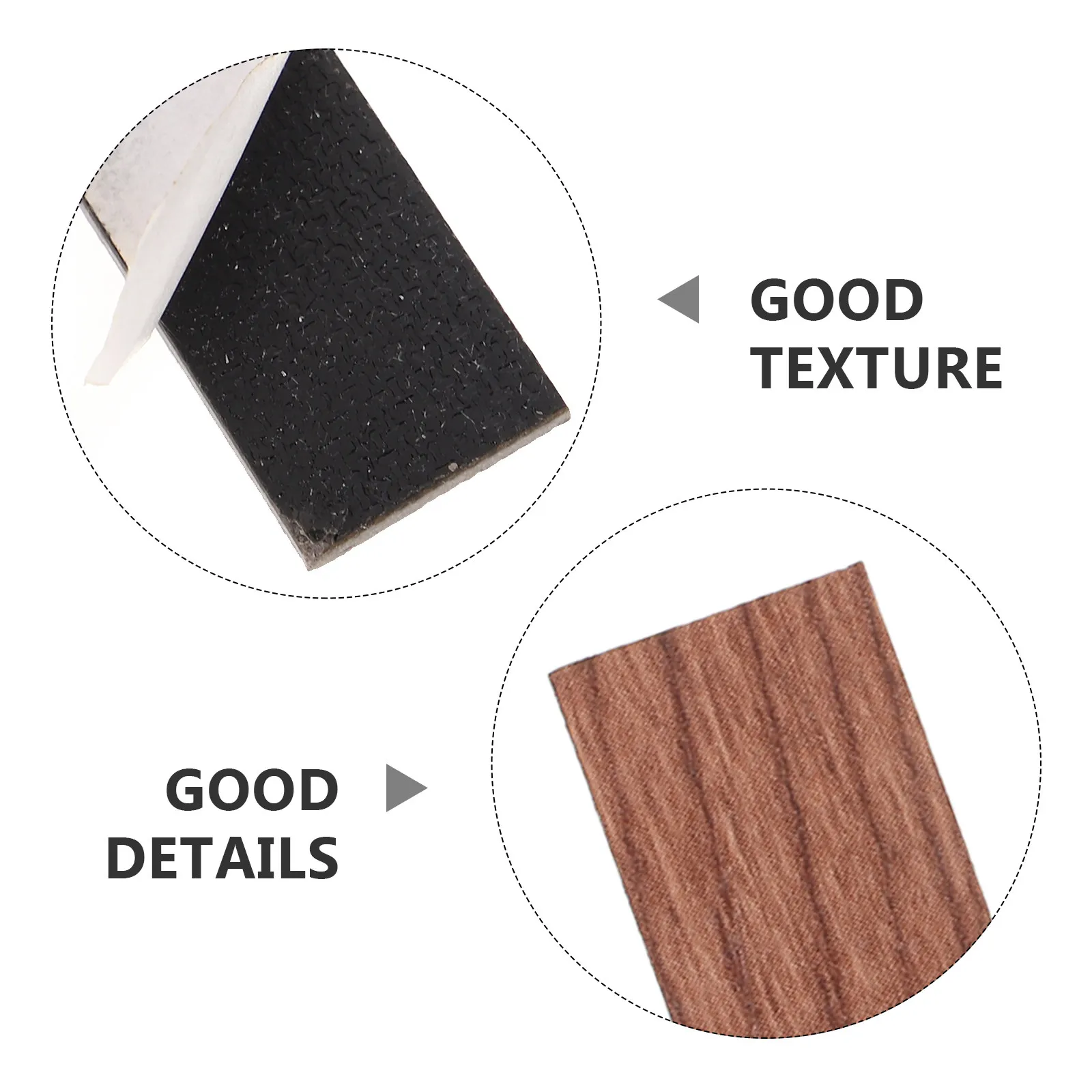 30Pcs Authentic Wood Miniature Flooring Panels Herringbone Style Precision Crafted Dollhouse Floorboards for Miniature House