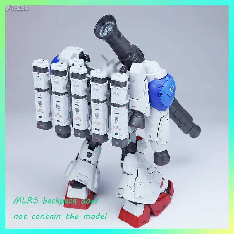 【متوفر】سليمان 1/100 موديل Mlrs حقيبة الظهر مجموعة ملحقات Gp-02 نموذج التوت دمية الديكور الهدايا اللعب