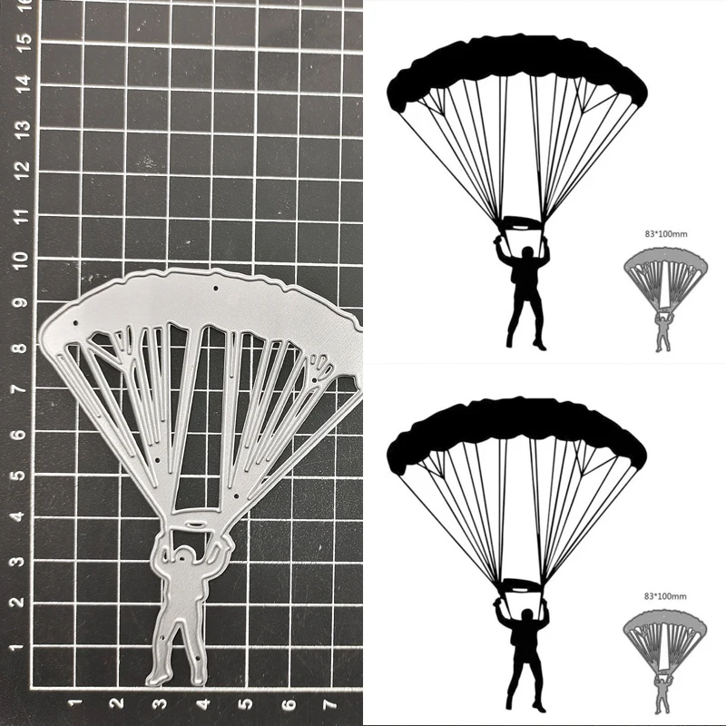 

Parachute Metal Cutting Dies Stencil Scrapbook Album Stamp Paper Card Embossing Decor Craft Knife Mould