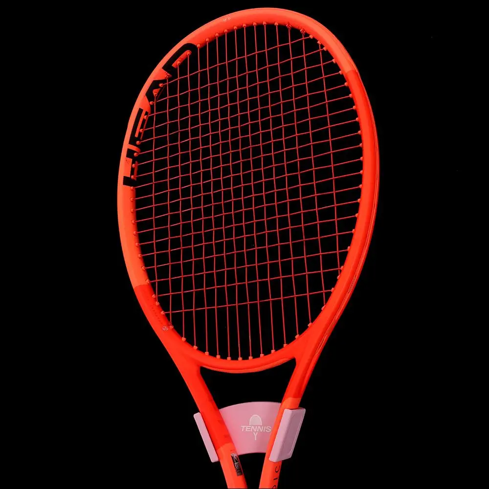 Wall Mounted Tennis Racket Wall Rack Self-adhesive Plastic Badminton Rackets Holder Punch-Free Durable