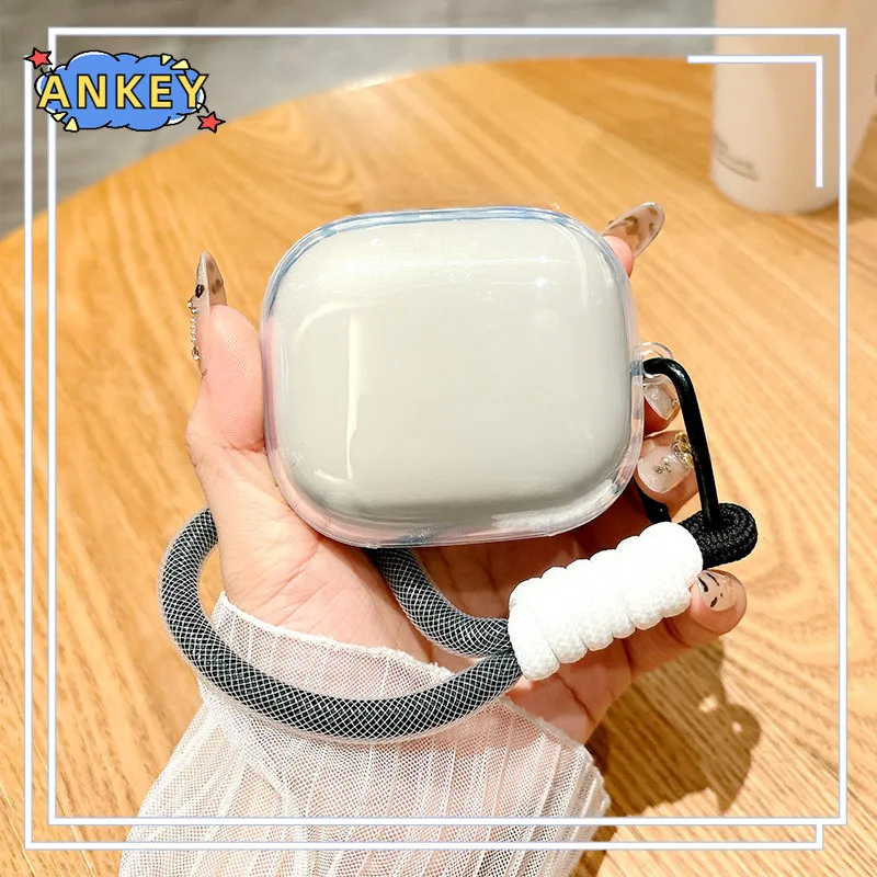 Para Anker Soundcore Liberty 5 ANC funda protectora transparente TPU cubre auricular Bluetooth