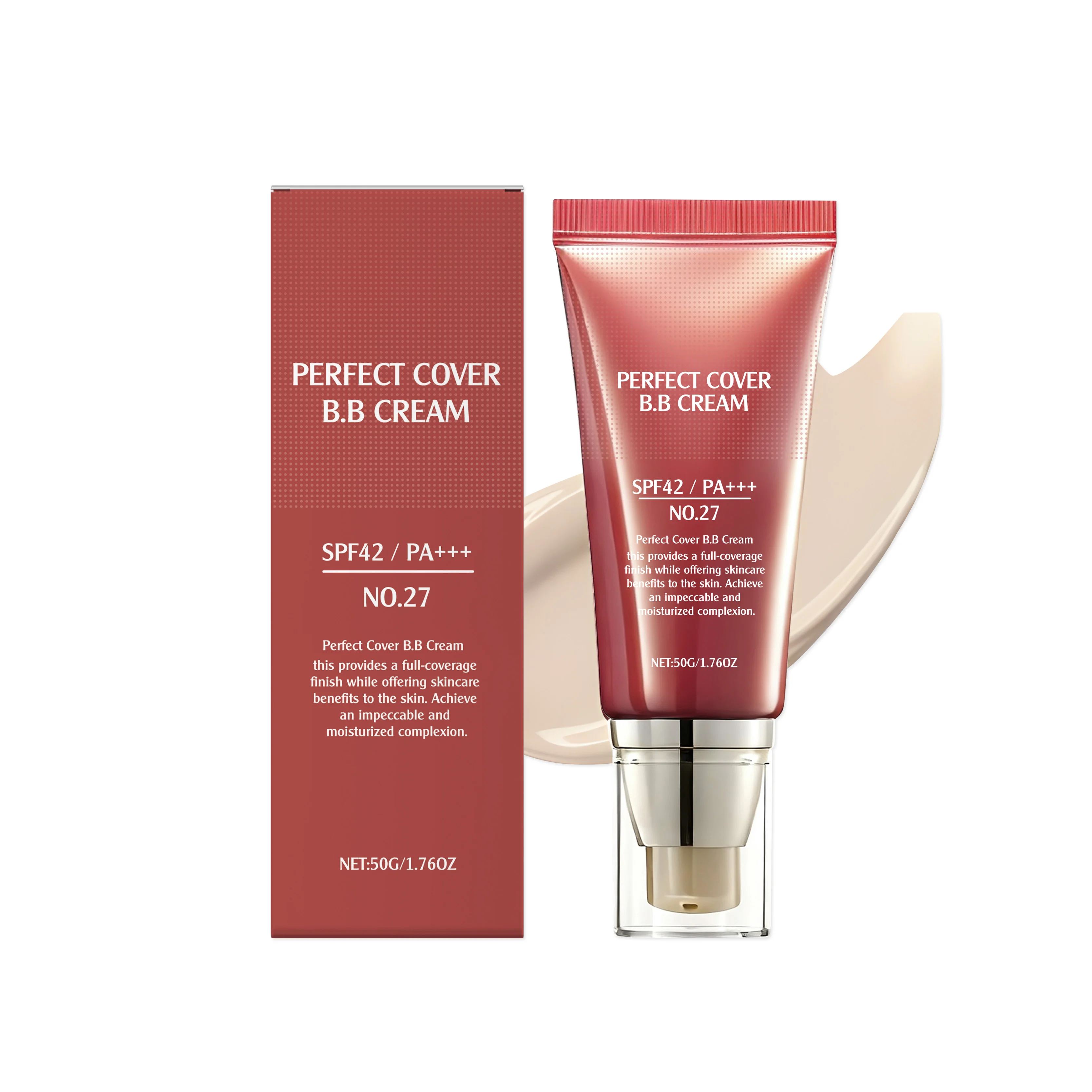 

Brightening Skin Tone, Softening And Concealing Bb Cream, Light Moisturizing, Concealing And Nourishing Skin, Matte, Clear And Transparent, Natural And Smooth Makeup, Bb Cream