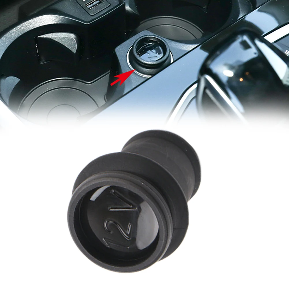 Plastic POWER OUTLET COVER CAP 12V Compatible with For BMW 1 2 3 5 6 SERIES and For X3 For X5 For X6 Vehicles Replacement Part