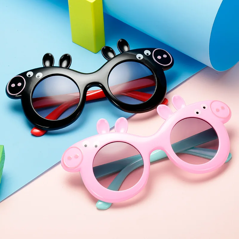 Peppa Pig Children's Sunglasses Cartoon Peppa Pig George Mummy Daddy UV protection Sunglasses Baby summer Sunglasses Gifts