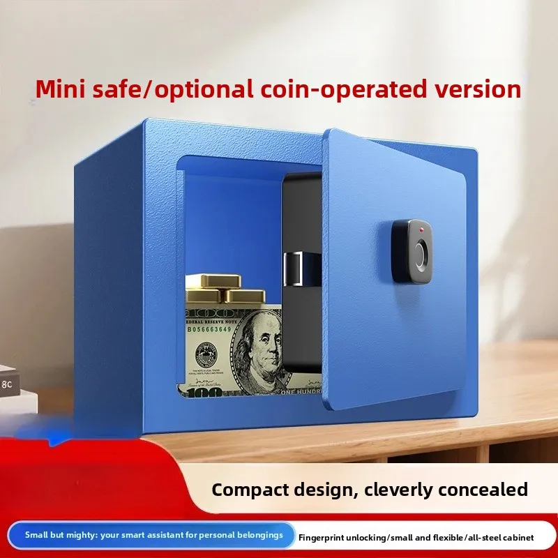 

Безопасная копилка-сейф для дома, маленький сейф с паролем, для хранения сбережений, мини-сейф для встраивания в стену