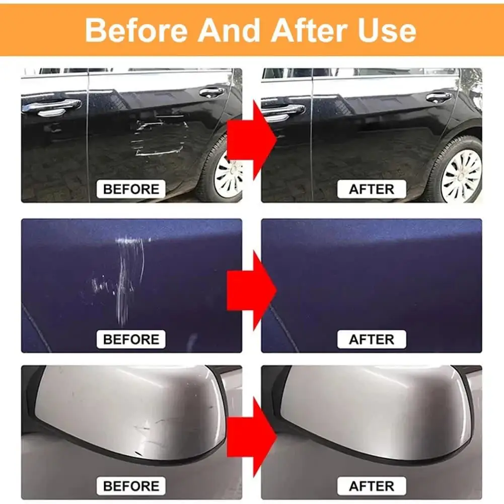 Professional Car Care Cream Tools Quick Remove Car Surface Minor Scratches Sun Lines Stains Car Scratch Remover Kit With Sponge