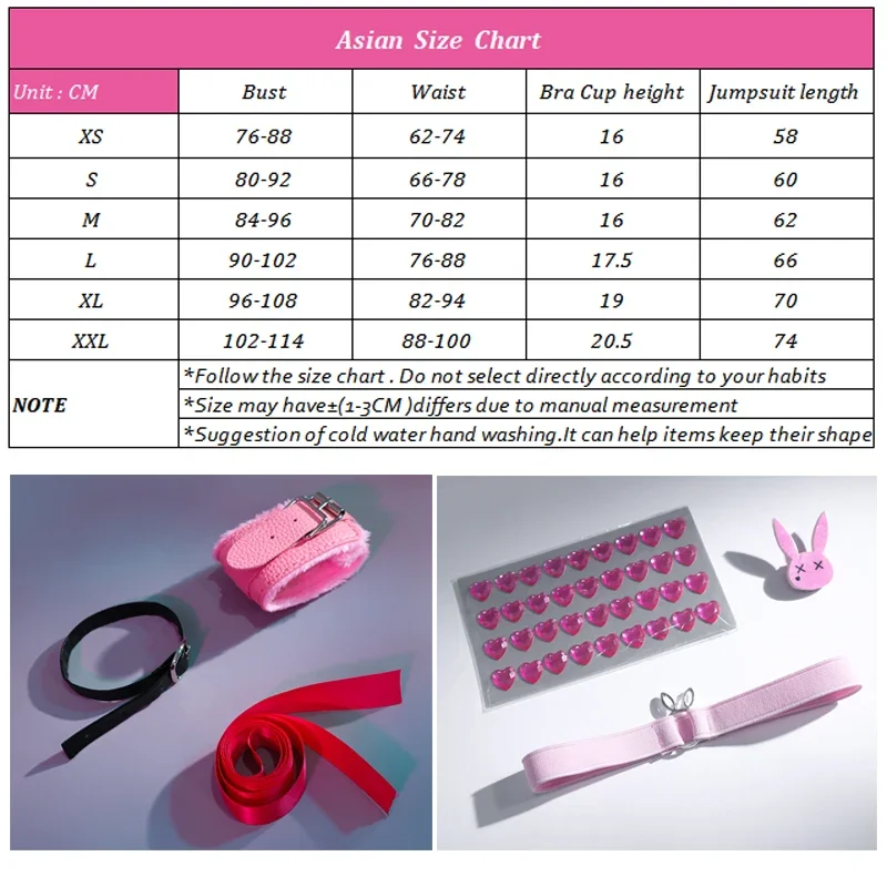 ROLECOS-Disfraz de conejito con agujero para mujer, mono negro de tela de cuero elástico para el Día de San Valentín, traje Sexy de Cosplay