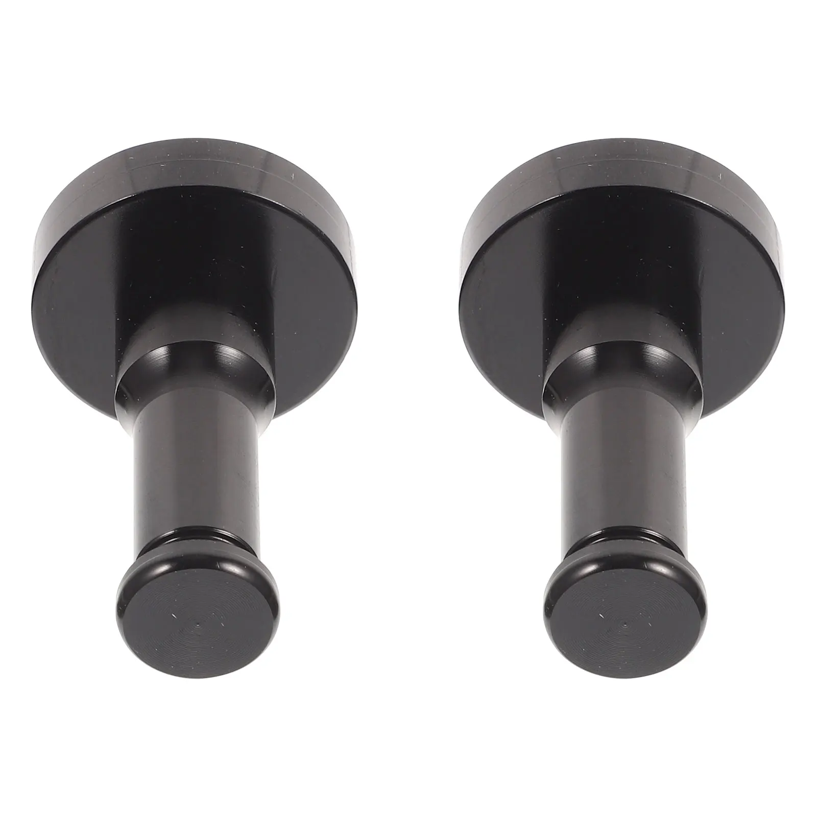 

Aluminum Alloy Coat Hooks 2 Sets Wall Mounted Heavy Duty Storage Bathroom Towel Hangers Saver Closet