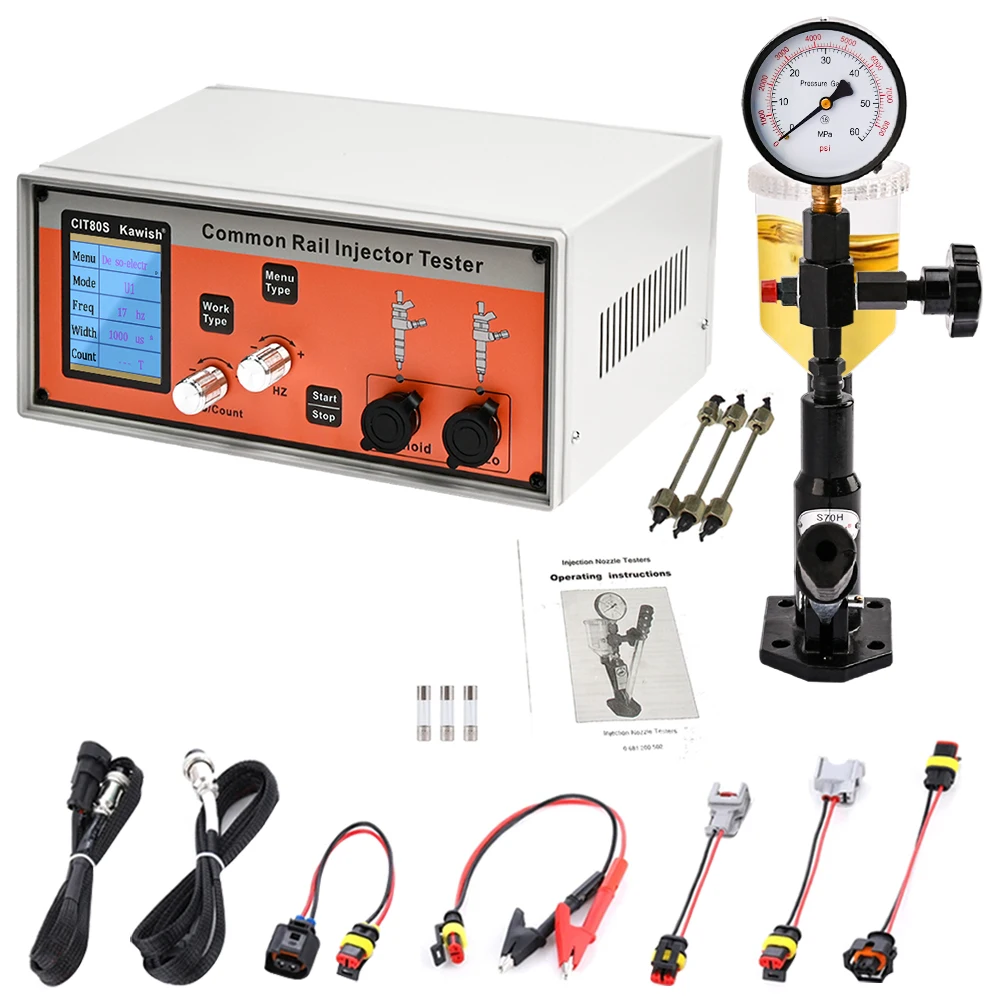 Combination Products! Upgrade CIT800 Diesel Common Rail Injector Tester Diesel Piezo Injector Tester And S70H Injector Validator