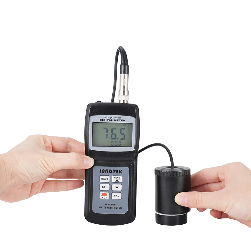 WM-106 Digital Whiteness Meter standard Range Portable 254 Data Memory 0-120%