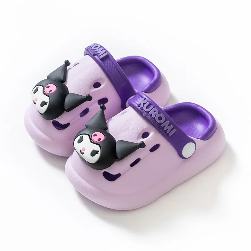 2024 Sanrio bambini scarpe da giardino ragazzi ragazze simpatico cartone animato stampa sandalo estate foro pantofola bambini scarpe da spiaggia