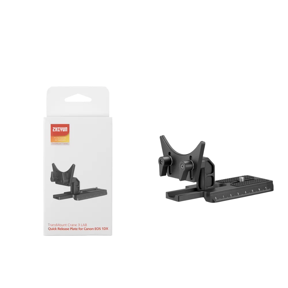 Accesorios ZHIYUN Crane 3 Placa de liberación rápida de laboratorio para Canon EOS 1DX