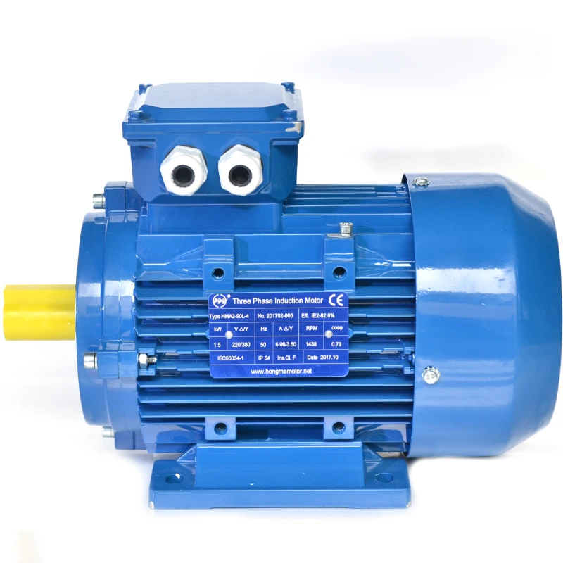 IE2 high quality 3000 rpm ac electric asynchronous motor 1.5kw