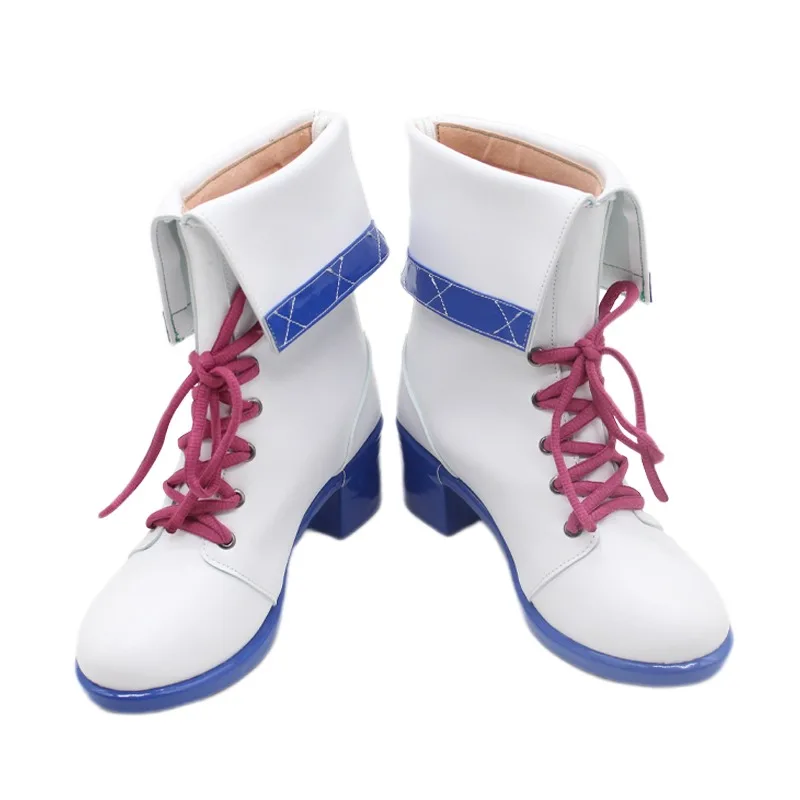 CHIYOKO SONODA Scarpe Cosplay Accessori Anime Stivali di Carnevale di Halloween Scarpe PU Puntelli Cosplay Su misura