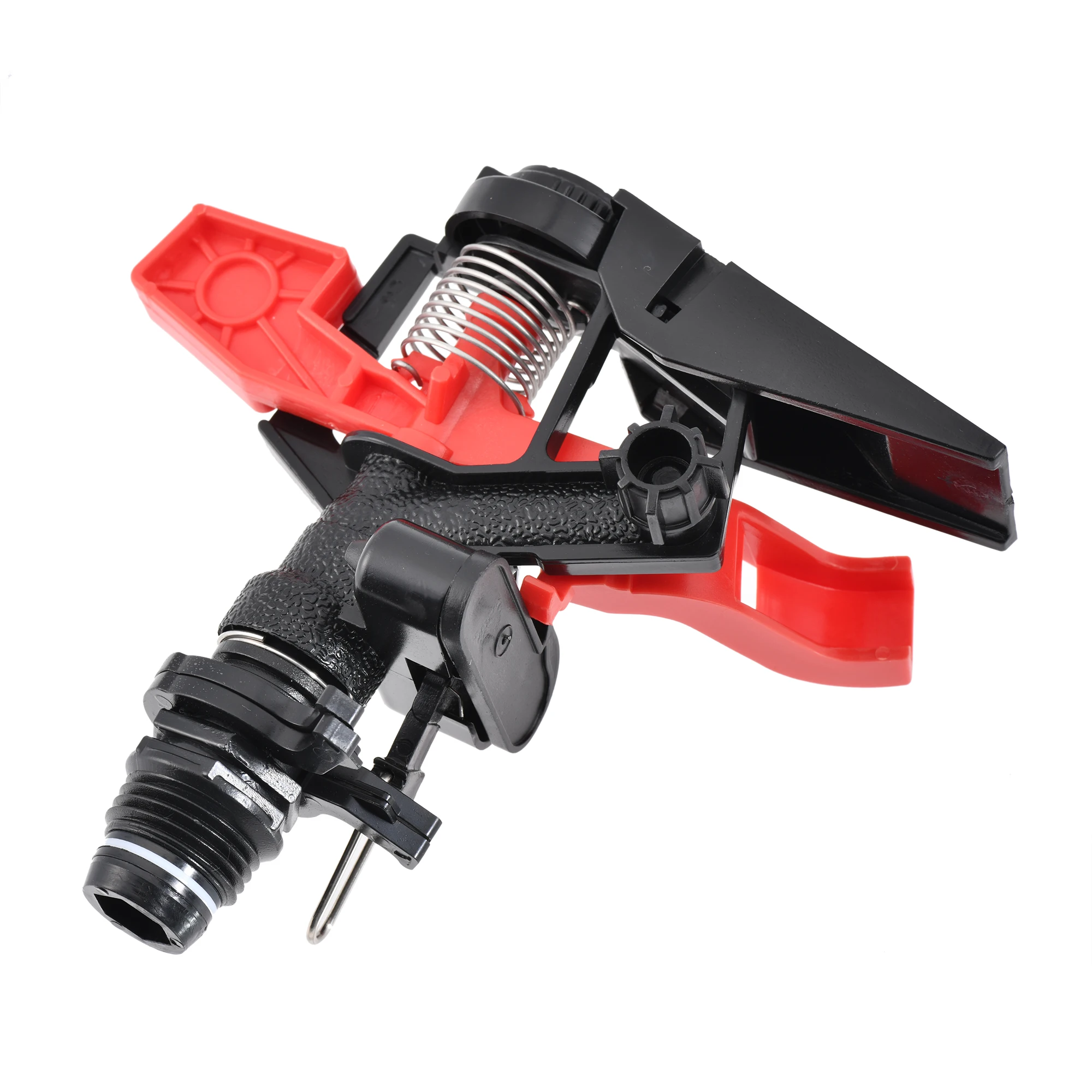 

1PC Garden Irrigation 3/4" Female Adjustable Rotary Water Sprinkler with 1/2" Male Connector Rocker Spray Nozzle