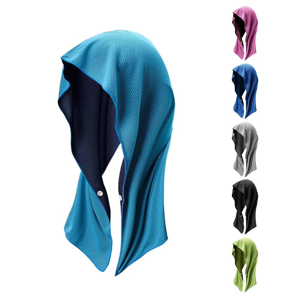 Cooling Hoodie Towel Quick Drying Absorbent Cooling Towels For Neck And Face Sport Camping Workout Cycling