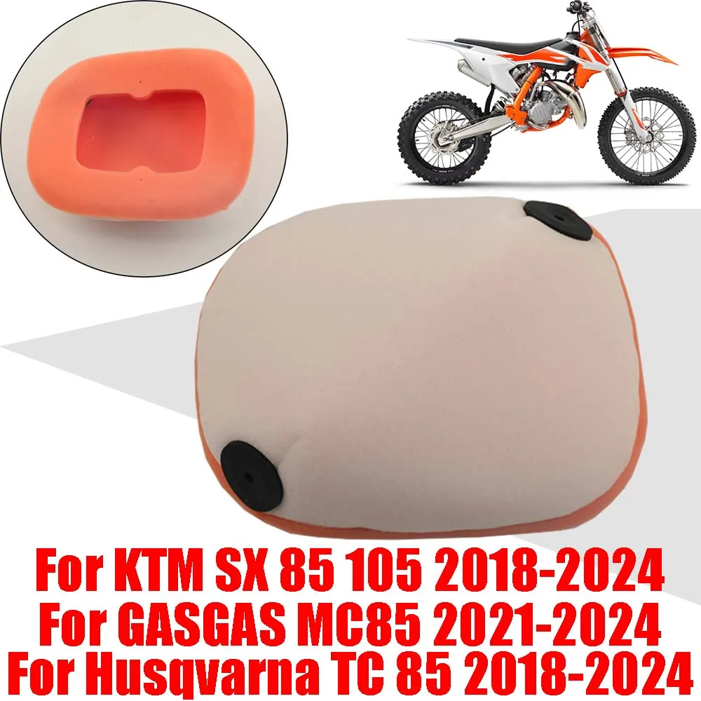 For KTM SX 85 105 SX85 HUSQVARNA TC 85 GASGAS MC 85 MC85 2018 - 2024 Motorcycle High Flow Air Filter Intake Cleaner 47206015000