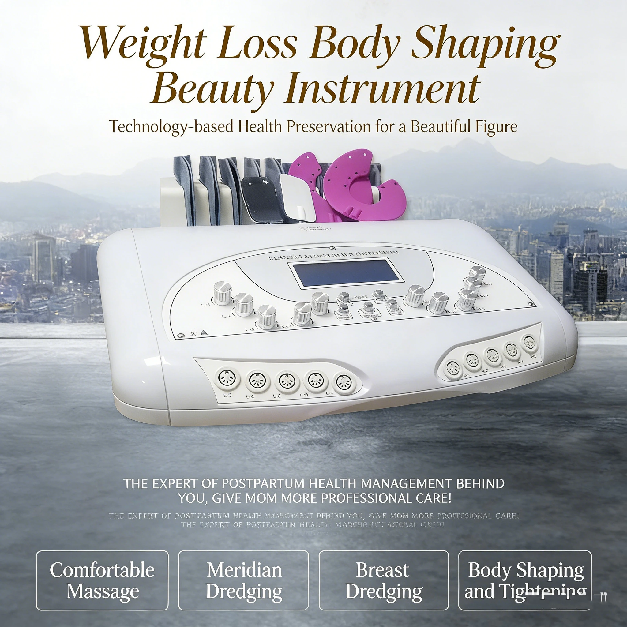 New EMS Current Meter Micro Current Electrode 10 Surface Mount Instrument Electroporation