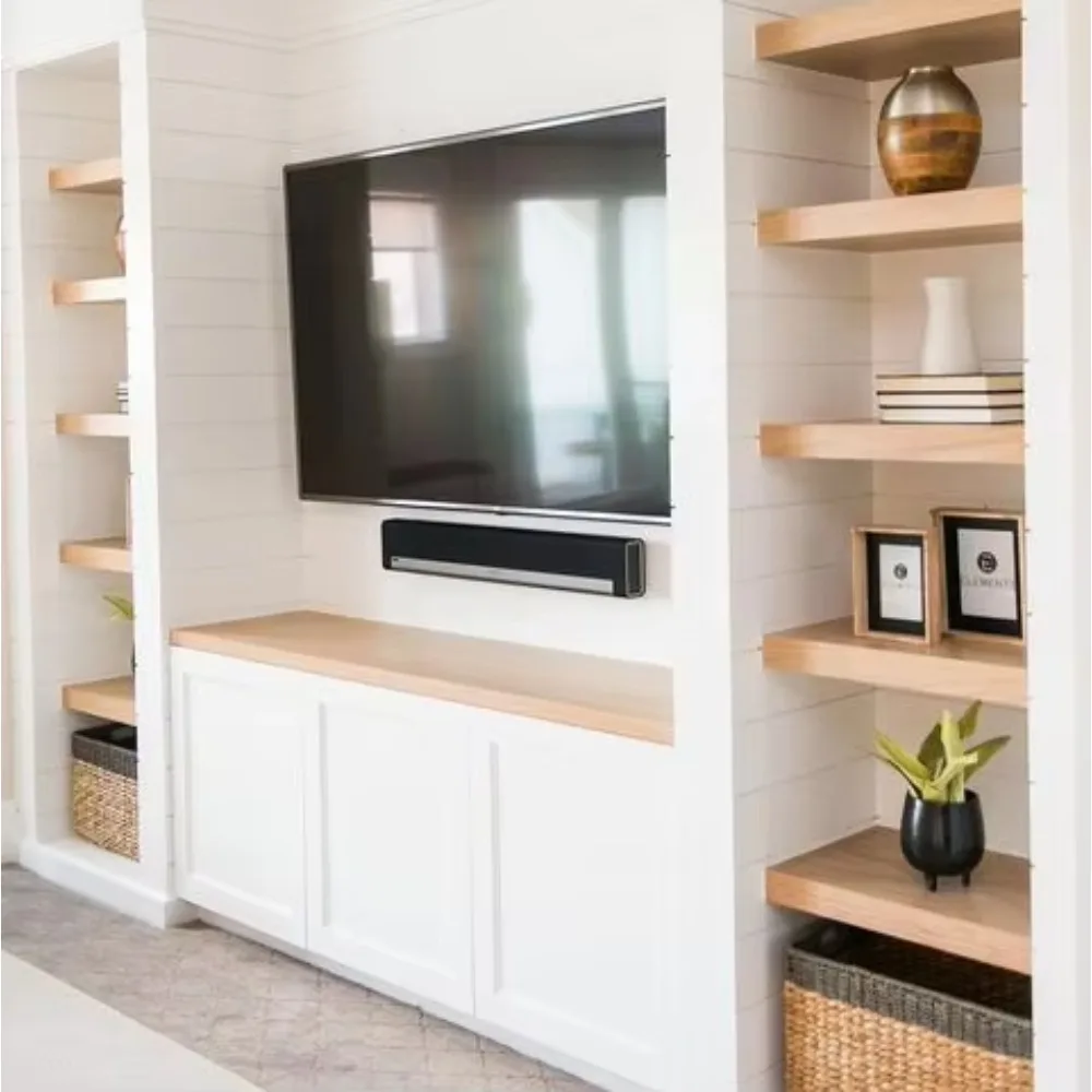 Hangzhou Vermont Custom Modern Elegant TV Cabinets Mdf Lacquer Painted TV Wall Design