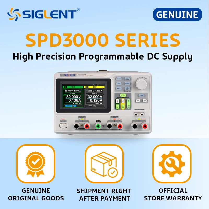 Siglent Programmable Linear DC Power Supply SPD4323X\SPD4121X\SPD4306X\SPD3303C\SPD3303X-E\SPD3303X