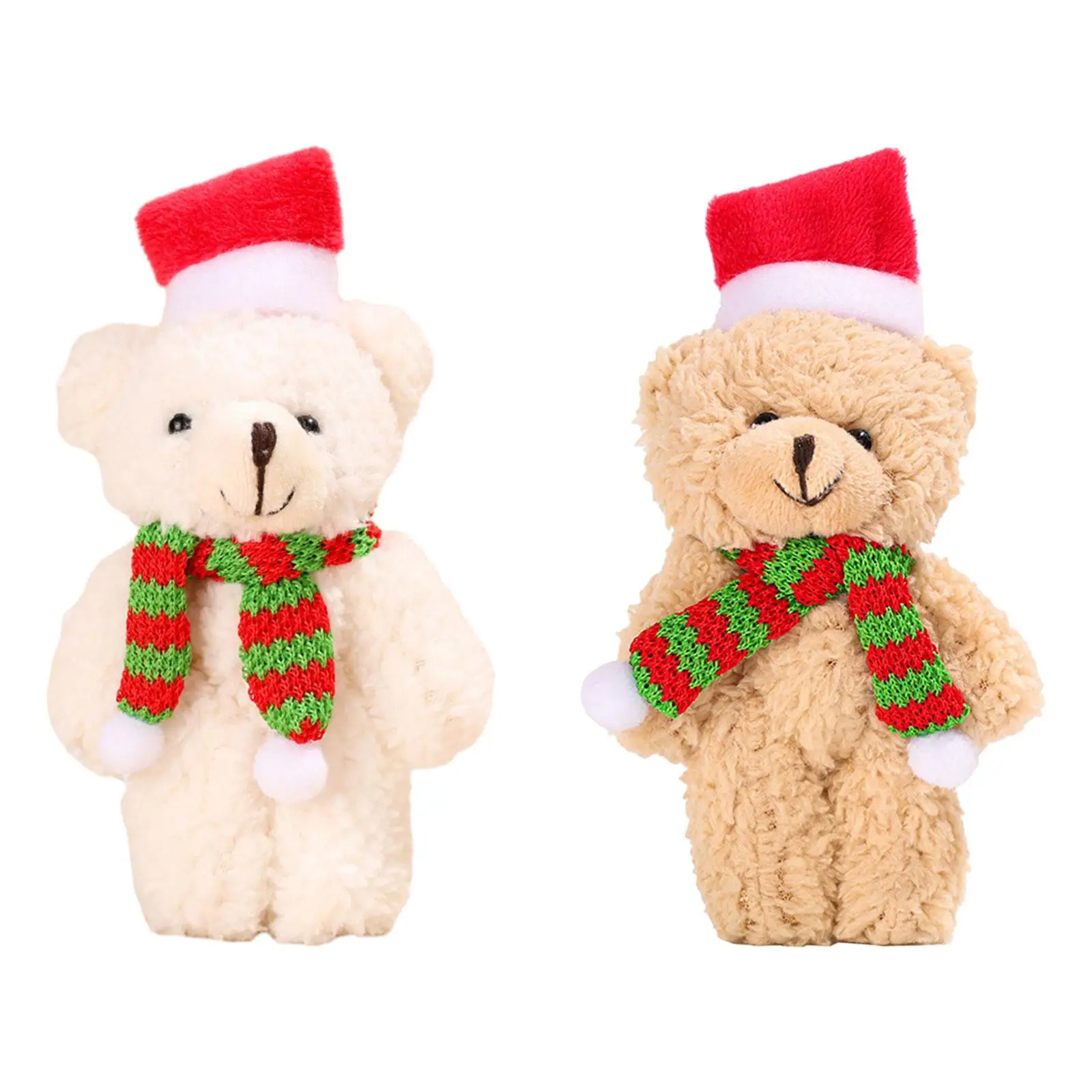 Christmas Plush Toy Bear Stuffed Animal for Valentine's Day Party Festival