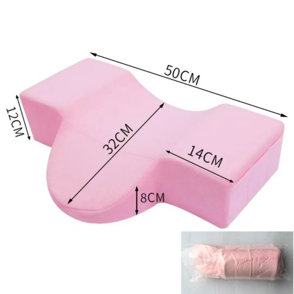 低反発まつげ枕 人間工学に基づいた曲線 まぶたサポートクッション ネックサポート枕 バタフライ型 快適