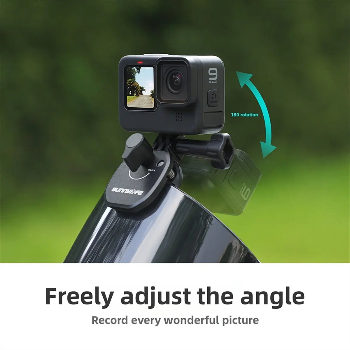 A14M  for X5 Motorcycle Windshield Clip Action5Pro Camera Holder Windshield Clip