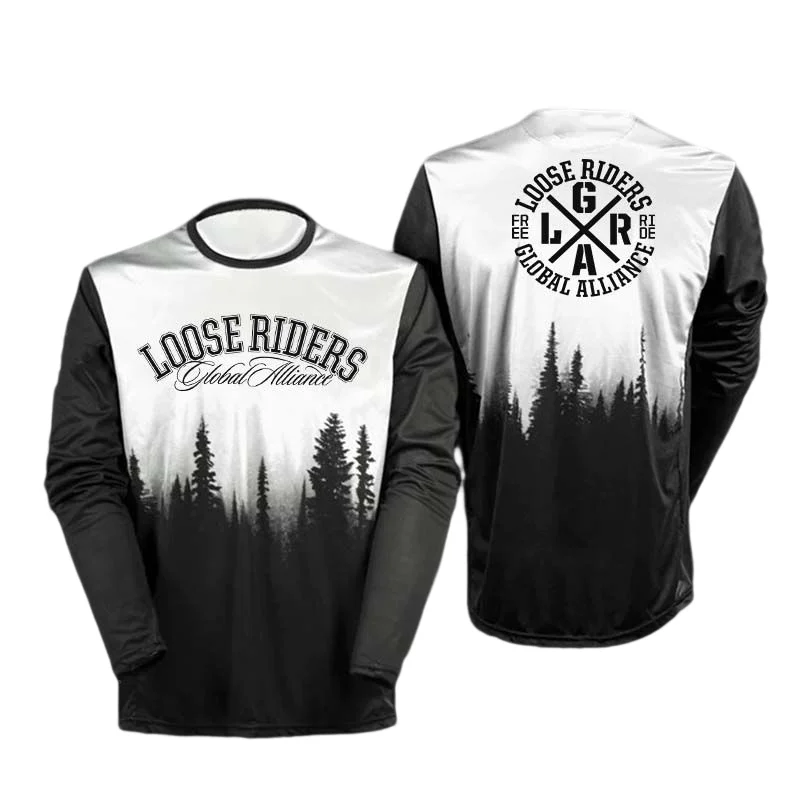 

2025 newcomer motorcycle riding jerseys Loose rider shirt DH off-road motorcycle breathable sports T-shirt