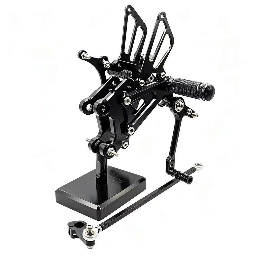 Veltrax CNC Adjustable Rearset Footpegs For Yamaha YZF R125 2008-2013 Motorcycle Rear Rearsets Foot Rest Pedal Kit