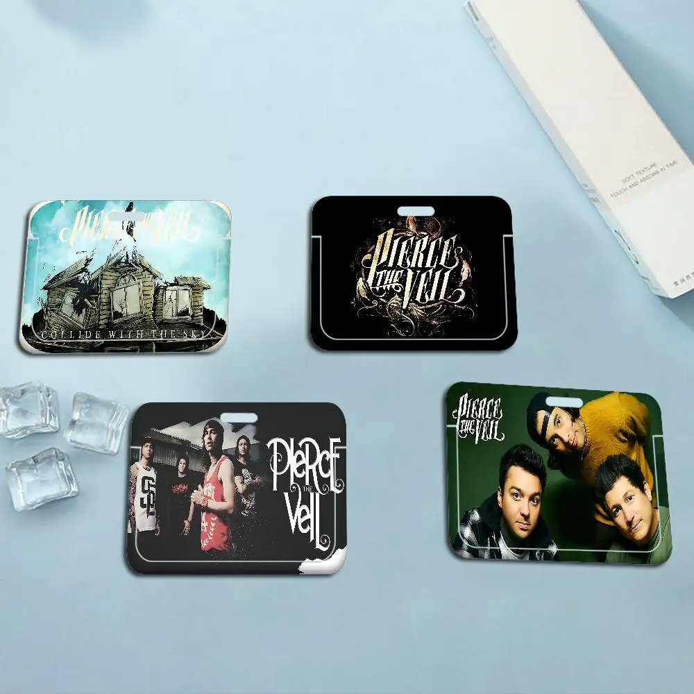 

Классический держатель для пропусков и карт P-Pierce T-The V-Veil, держатель для студенческих билетов, шейный ремешок для карт