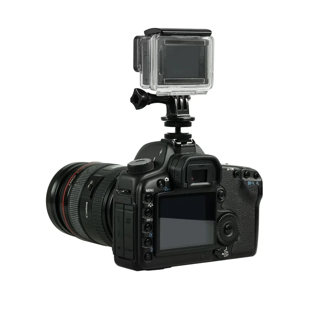 สําหรับ Go Pro อุปกรณ์เสริมขาตั้งกล้อง Monopod Mount Adapter สกรู 1/4 ''ขาตั้งกล้องอะแดปเตอร์รองเท้าร้อนสําหรับ GoPro HERO 3 4 5 6 7 8 9 กล้อง