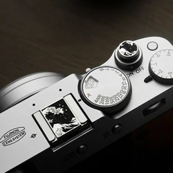 The Great Wave off Kanagawa Camera Decorations Hot Shoe Cover Protector Cap Soft Release Button For Canon Sony Fujifilm Nikon