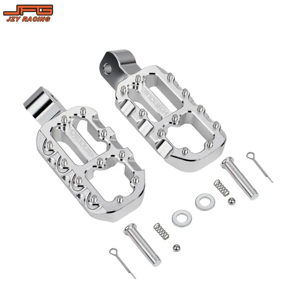 6063 Aluminum Motorcycle Accessories Foot Pegs Footrest Footpeg Pedal For MX650/500/350 Off-Road Electric Vehicle Dirt Bike