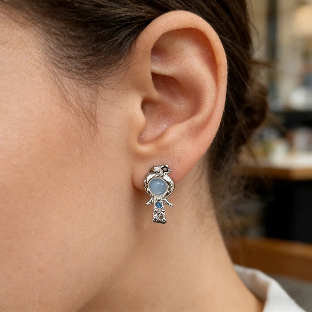 Sparkling CZ Princess Stud Earrings Glamorous Unique Design Luxury Jewelry Perfect Wedding Anniversary Birthday Gift for Her