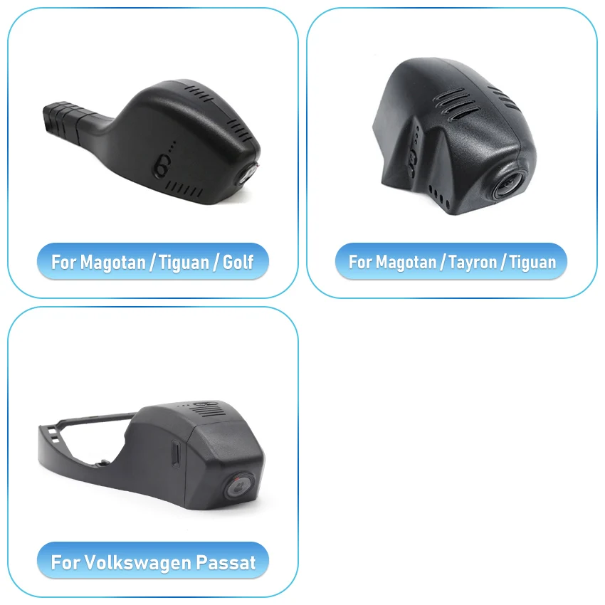 Caméra DVR pour voiture, caméra de tableau de bord pour Volkswagen VW Passat/Magotan/Golf/CC/Polp/Bora/Lavida/Jetta/Sagitar/Teramont/Tiguan/Touareg/Tayron