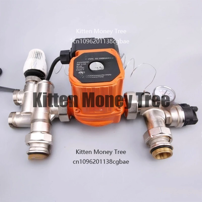 

Отопление пола, специальный смесительный водный центр, контроль температуры, внутренний циркуляционный насос, энергосберегающий, бесшумный, 6-метровый