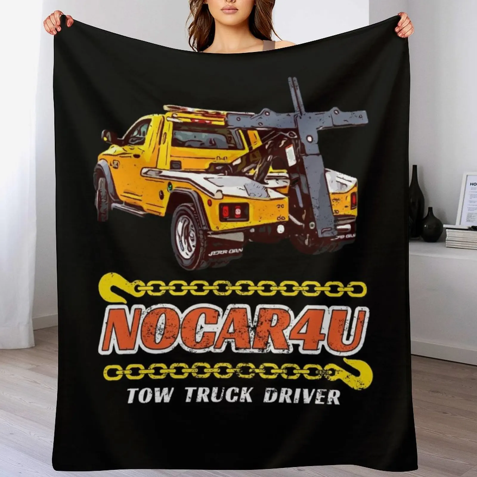 NOCAR4U Tow Truck Driver, Tow Truck Operator Throw Blanket wednesday Luxury Throw Blankets