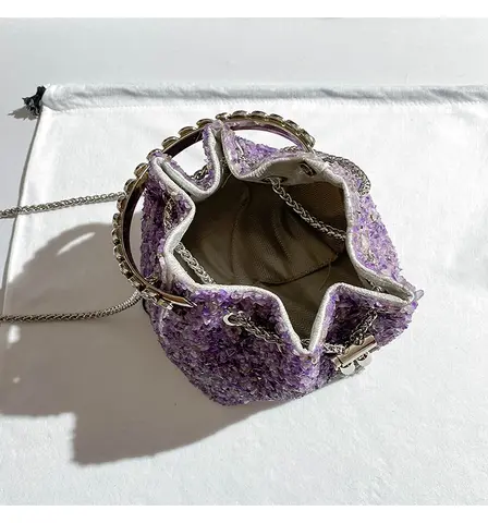 6 best sales lila aftonväska - №5