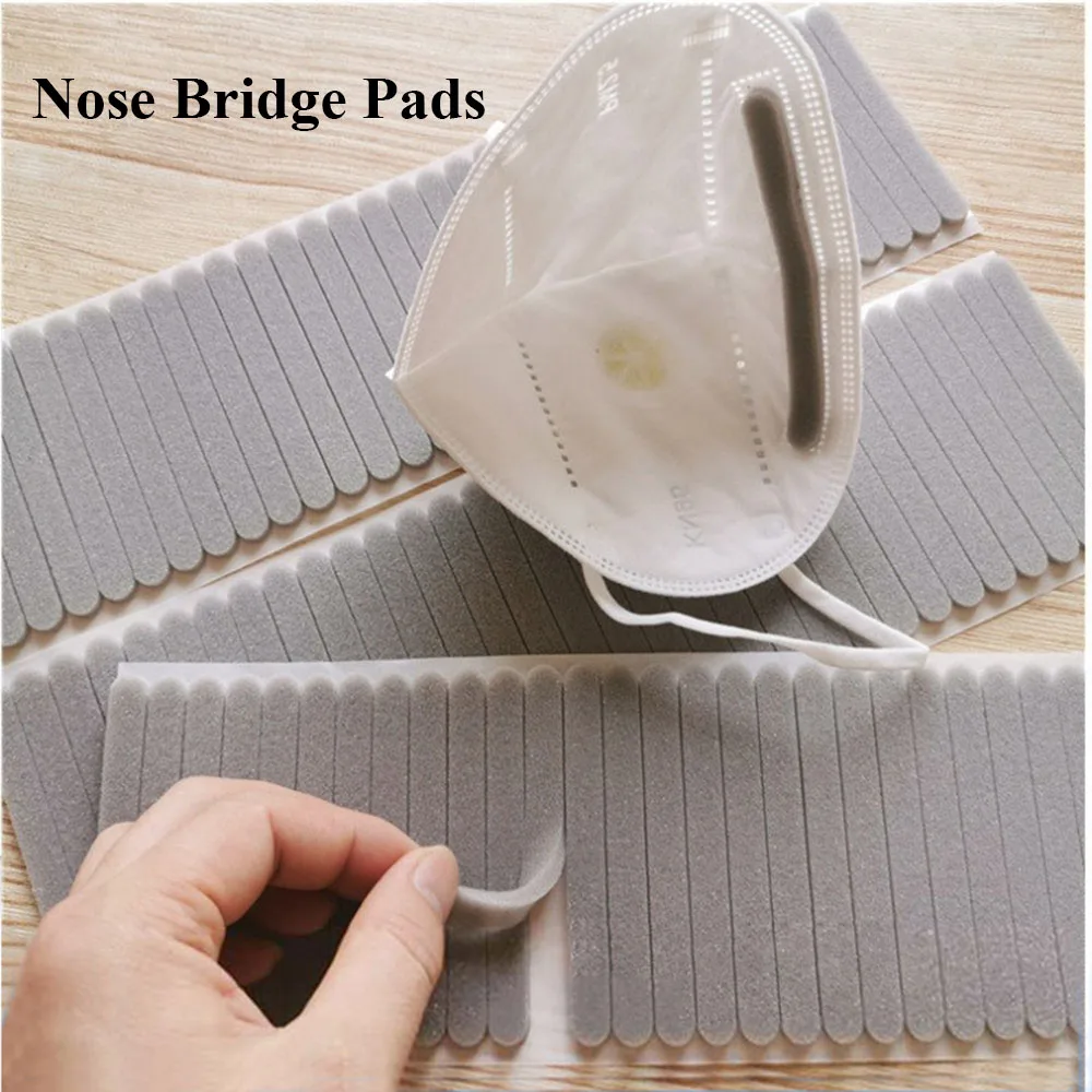 

Comfortable Microfiber Anti-gas Protection Strip Nose Bridge Pad Sponge Cushion Mouth Mask Accessories