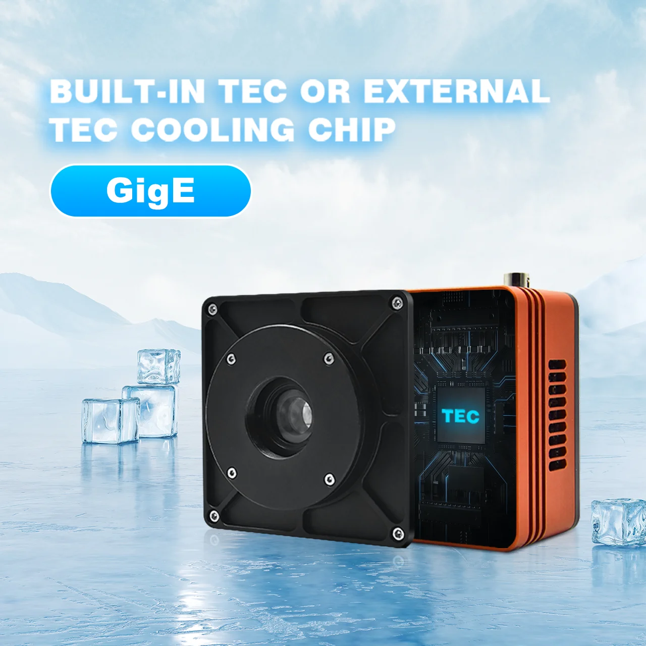 2026 High Resolution 5MP Short Wave Infrared Long Range Zoom SWIR Camera Built-in TEC IMX992-AABA-C 165fps 2560x2048 10GigE Acti