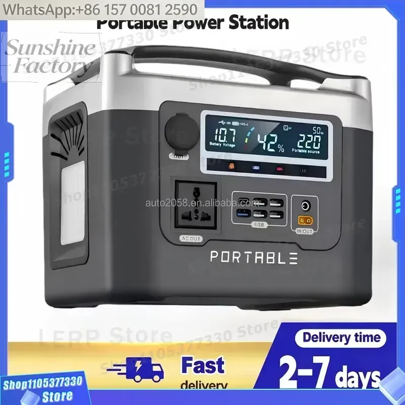 high quality 220V Outdoor Fast Charging LiFePO4 Emergency Portable Vehicle Large Capacity Live Camping Solar Mobile Power