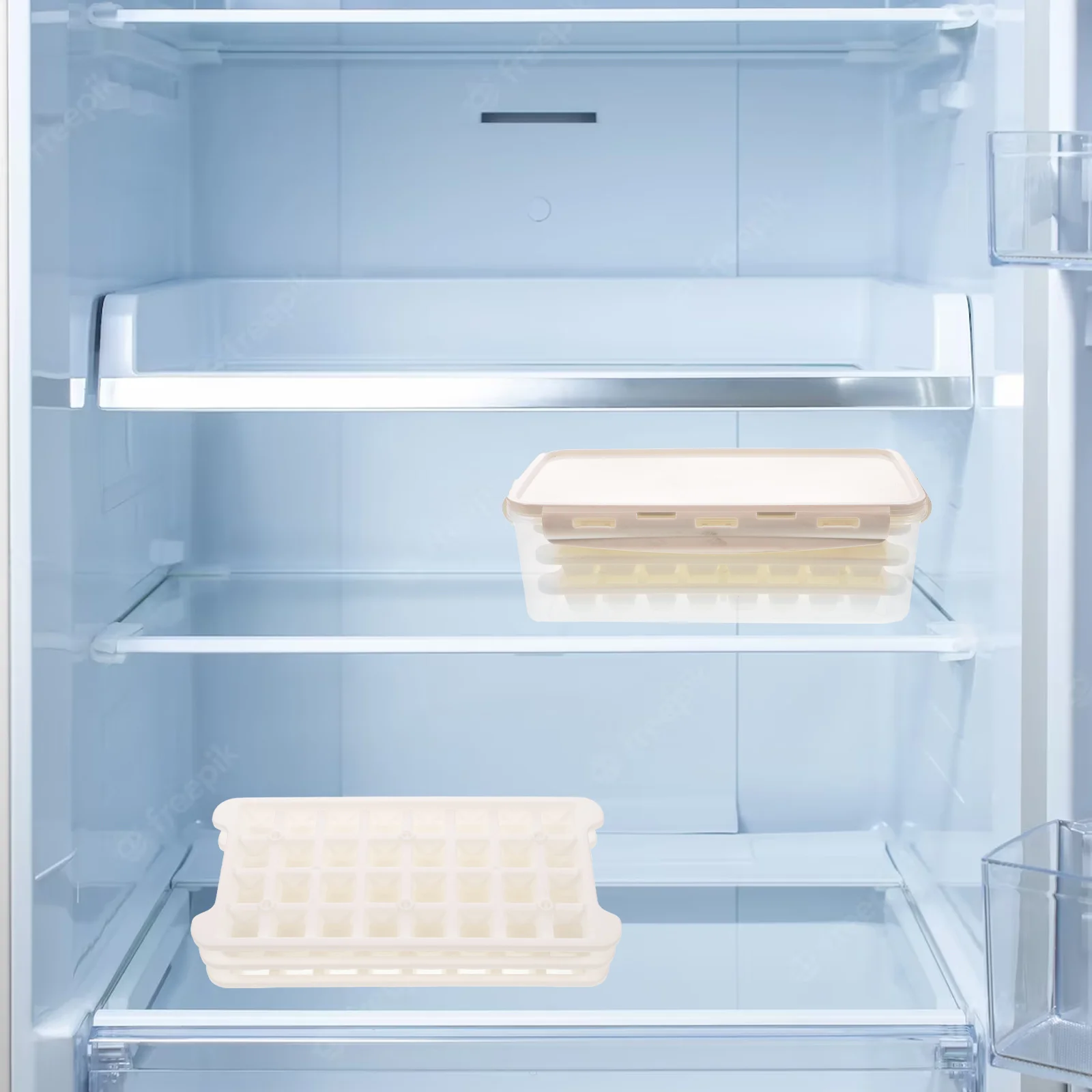 

Cube Mold With Lid Reusable Freezer Tray For Home Party Bar Kitchen Ice Making Box Plastic Ice Cube Tray