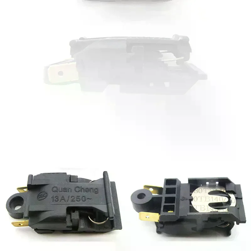 สวิตช์กาต้มน้ำไฟฟ้าแบบเทอร์โมสตัท สีดำ 2 ชิ้น 13A/16A 250V สำหรับเครื่องครัว