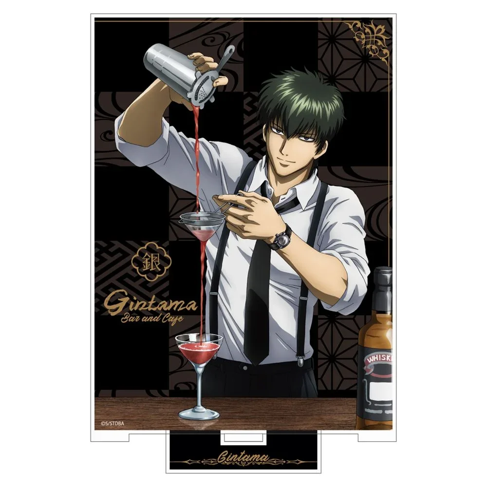 Goods-Gintama Big Stands for Barman, Japan Copa, Acrylic Gintoki, Gintoki