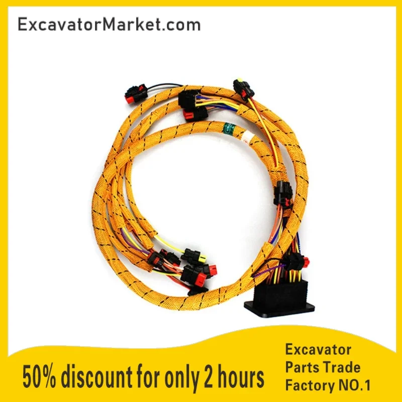 

Accessories 310-9688 3109688 312d 313d C4.2 Engine 538-2059 5382059 Engine Wiring Harness Excavator Parts