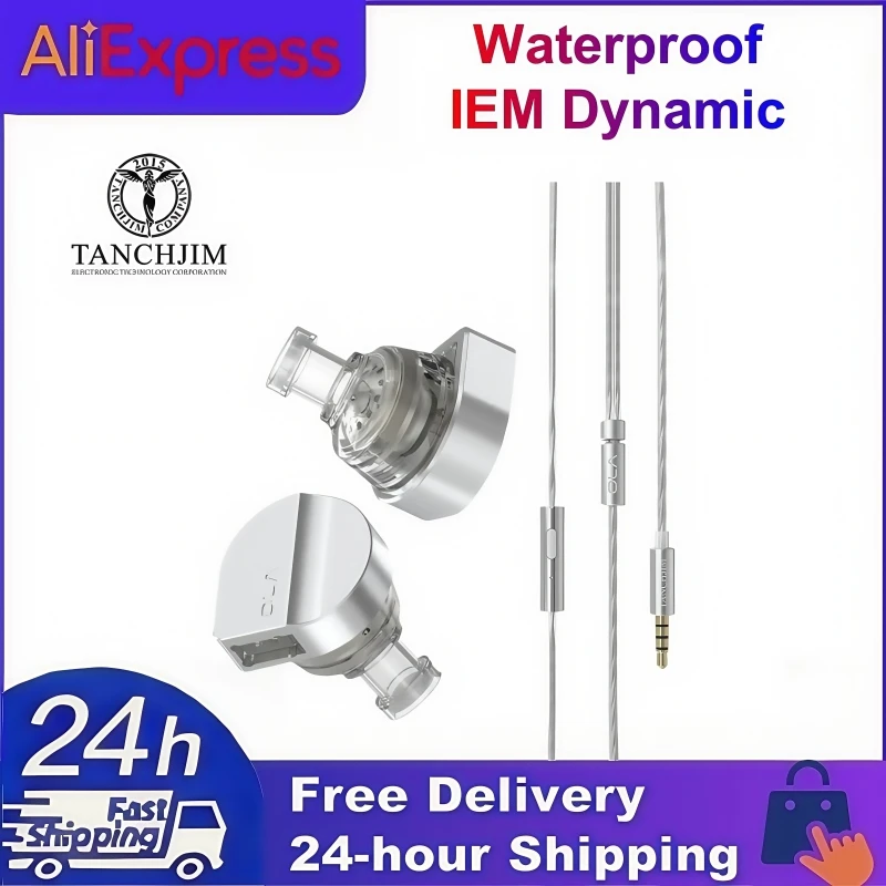 

TANCHJIM OLA HIFI наушники-вкладыши водонепроницаемые IEM динамический драйвер DMT4 архитектурные игры спортивные OLA BASS 2-контактный 0,78 мм 3,5 мм