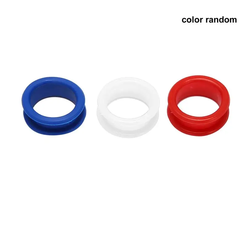 B03C-200Pcs Silicone Finger Rings For Any Scissors Inserts Haircutting Styling Tools Accessories Mix Colors