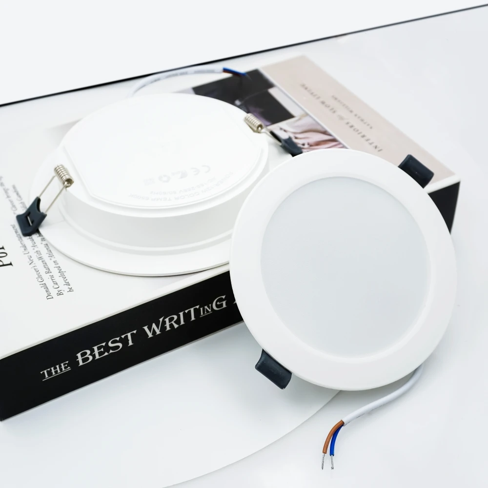 Recessed Round Led Downlight 5W 24W Cold White Light AC185‑265V Ceiling Spotlight Indoor Lighting For Bedroom Living Room